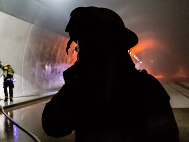 Brandeinsatz in Tunnel